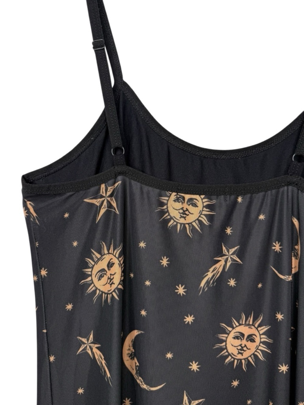Horoscopez x Dolls Kill Celestial Slip Dress 2X Whimsigoth 90s Goth Moon Sun - Picture 10 of 14